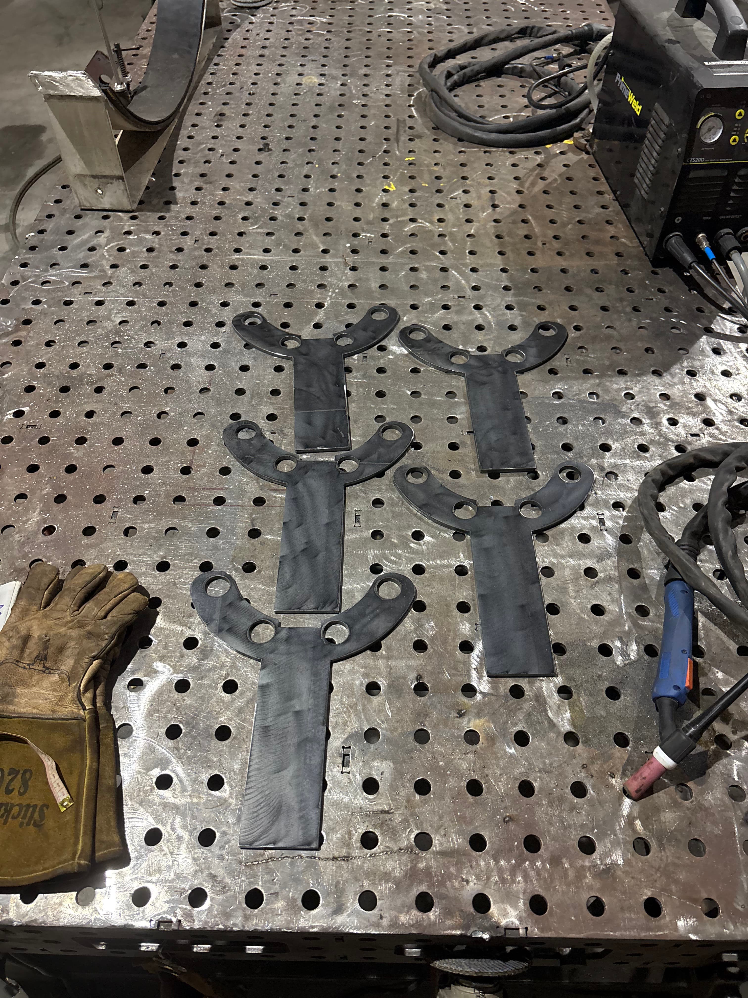 Project CNC Plasma Cut Valve Support Plates for Fuel Separator Skids image