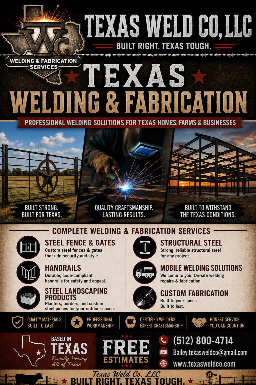 Project Built Right Texas Tough Steel Fabrication and Welding Across Texas image