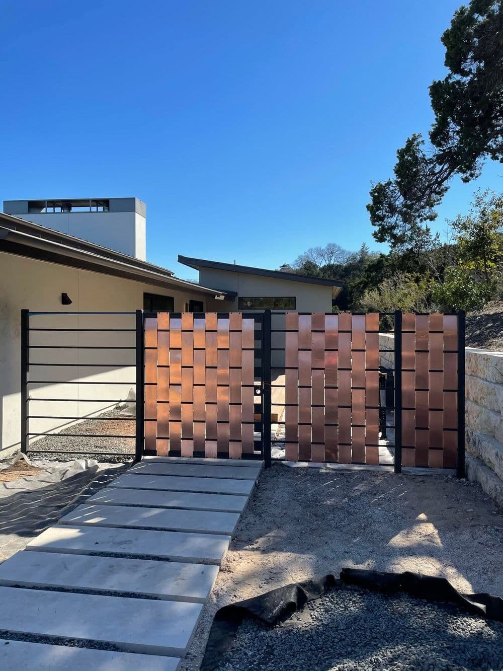 Custom Privacy Fence Gate and Panels in West Lake Hills