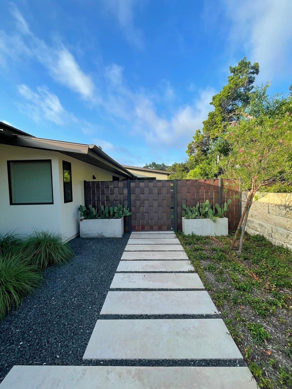 Custom Privacy Fence Gate and Panels in West Lake Hills