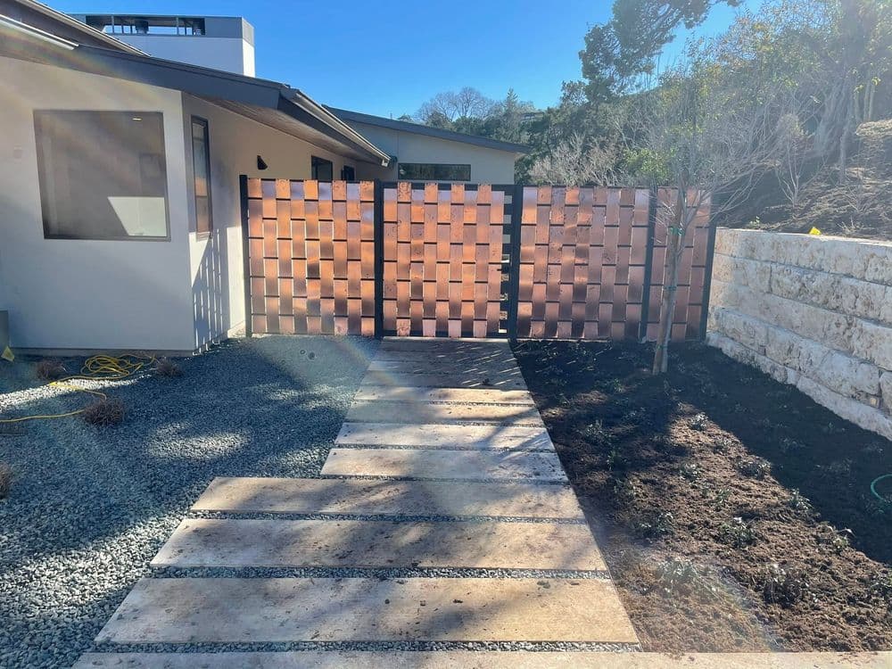 Custom Privacy Fence Gate and Panels in West Lake Hills