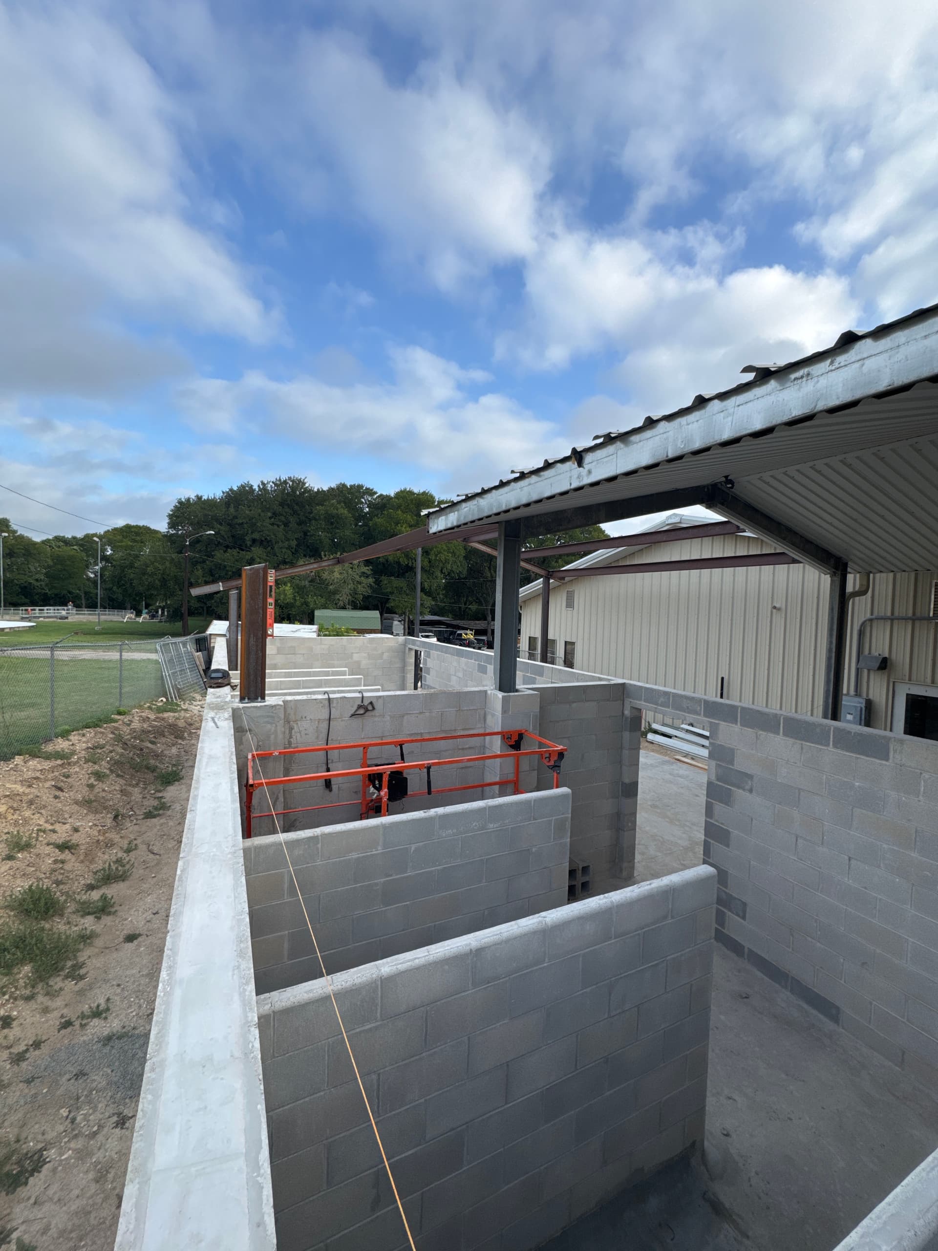 Structural Steel Shade Structure at the Lockhart Animal Shelter image