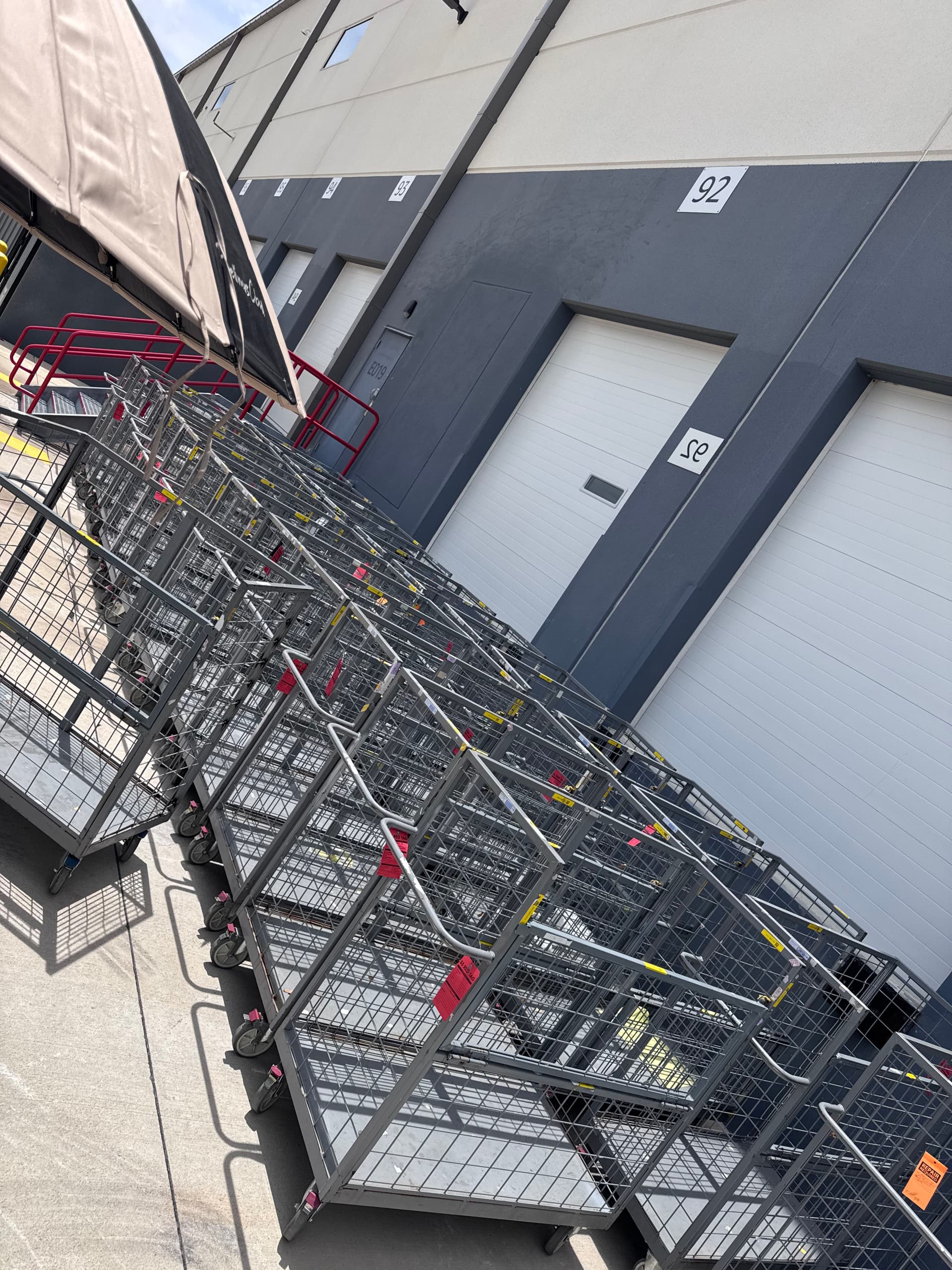 Gallery photos for Package Cart Welding Repairs Keeping Amazon's Fleet Moving: Image #1
